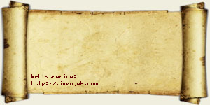 Natalija Sokolović vizit kartica